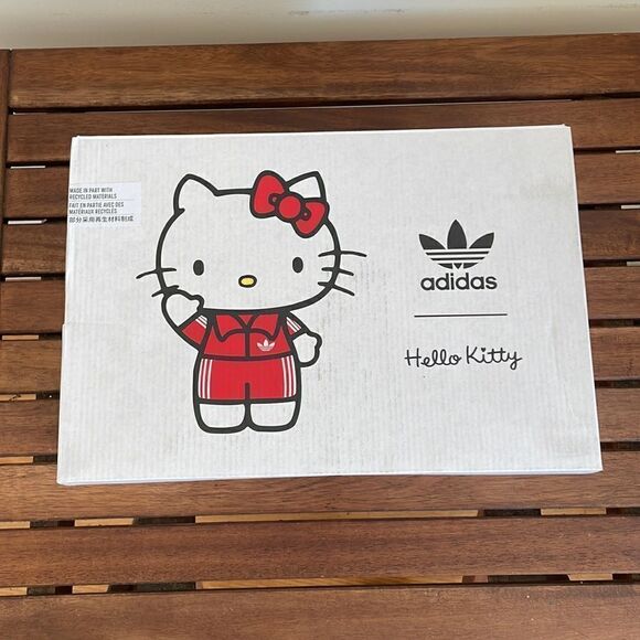 Adidas Forum Low Hello Kitty Polka Dot USA Women Size 8.5/UK 7(GW7167) - Picture 15 of 15